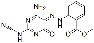 55994-71-3,methyl 2-[(2Z)-2-[4-amino-2-(cyanoamino)-6-oxo-pyrimidin-5-ylidene]hyd razinyl]benzoate