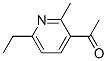 56059-77-9,Ethanone, 1-(6-ethyl-2-methyl-3-pyridinyl)- (9CI)
