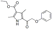 561281-03-6,1H-Pyrrole-3-carboxylicacid,2,4-dimethyl-5-(phenoxyacetyl)-,ethylester(9CI)