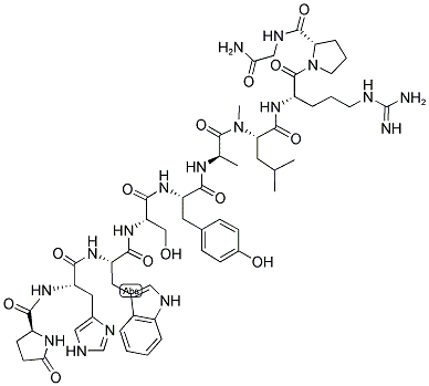 56133-95-0,PGLU-HIS-TRP-SER-TYR-D-ALA-N-METHYL-LEU-ARG-PRO-GLY-NH2