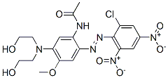 56149-93-0,N-[5-[bis(2-hydroxyethyl)amino]-2-[(2-chloro-4,6-dinitrophenyl)azo]-4-methoxyphenyl]acetamide