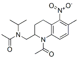 56181-75-0,N-[(1-acetyl-1,2,3,4-tetrahydro-6-methyl-5-nitro-2-quinolyl)methyl]-N-(1-methylethyl)acetamide
