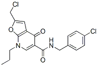 562101-07-9,Furo[2,3-b]pyridine-5-carboxamide,  2-(chloromethyl)-N-[(4-chlorophenyl)methyl]-4,7-dihydro-4-oxo-7-propyl-
