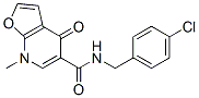 562101-74-0,Furo[2,3-b]pyridine-5-carboxamide,  N-[(4-chlorophenyl)methyl]-4,7-dihydro-7-methyl-4-oxo-