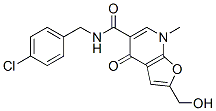 562101-87-5,Furo[2,3-b]pyridine-5-carboxamide,  N-[(4-chlorophenyl)methyl]-4,7-dihydro-2-(hydroxymethyl)-7-methyl-4-oxo-