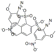 56307-70-1,bis(2-methoxy-4-nitrobenzenediazonium) naphthalenedisulphonate