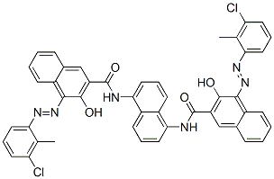 56358-42-0,N,N'-naphthalene-1,5-diylbis[4-[(3-chloro-2-methylphenyl)azo]-3-hydroxynaphthalene-2-carboxamide]