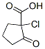 56447-19-9,Cyclopentanecarboxylic  acid,  1-chloro-2-oxo-
