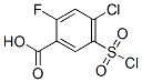 56447-54-2,4-Chloro-5-(chlorosulfonyl)-2-fluorobenzoic acid