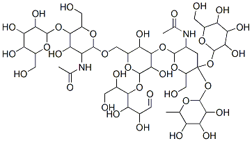 56501-25-8,N-[2-[2-[[3-acetamido-4-hydroxy-6-(hydroxymethyl)-5-[3,4,5-trihydroxy-6-(hydroxymethyl)oxan-2-yl]oxyoxan-2-yl]oxymethyl]-3,5-dihydroxy-6-(1,2,4,5-tetrahydroxy-6-oxohexan-3-yl)oxyoxan-4-yl]oxy-6-(hydroxymethyl)-5-[3,4,5-trihydroxy-6-(hydroxymethyl)oxan-2-y