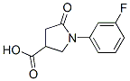 566154-63-0,1-(3-FLUOROPHENYL)-5-OXOPYRROLIDINE-3-CARBOXYLIC ACID