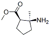 566156-03-4,Cyclopentanecarboxylic acid, 2-amino-2-methyl-, methyl ester, (1R,2S)- (9CI)