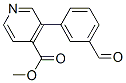 566198-34-3,3-(4-Methoxycarbonylpyridin-3-yl)benzaldehyde