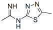 56684-77-6,Ethanimidamide,  N-(5-methyl-1,3,4-thiadiazol-2-yl)-