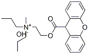 568-84-3,methyldipropyl[2-[(9H-xanthen-9-ylcarbonyl)oxy]ethyl]ammonium hydroxide
