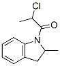 568566-38-1,1H-Indole, 1-(2-chloro-1-oxopropyl)-2,3-dihydro-2-methyl- (9CI)