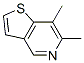 56857-06-8,Thieno[3,2-c]pyridine, 6,7-dimethyl- (9CI)