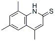 568570-16-1,2(1H)-Quinolinethione,4,6,8-trimethyl-(9CI)