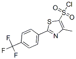 568577-83-3,4-METHYL-2-[4-(TRIFLUOROMETHYL)PHENYL]-1,3-THIAZOLE-5-SULFONYL CHLORIDE