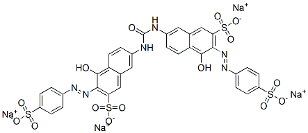 56878-33-2,tetrasodium 7,7'-(carbonyldiimino)bis[4-hydroxy-3-[(4-sulphonatophenyl)azo]naphthalene-2-sulphonate]
