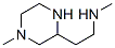 56925-80-5,2-Piperazineethanamine,N,4-dimethyl-(9CI)