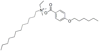 56955-78-3,(dodecyl)ethyldimethylammonium p-(hexyloxy)benzoate