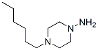 56964-27-3,1-Piperazinamine,4-hexyl-(9CI)