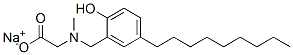 56968-08-2,sodium N-[(2-hydroxy-5-nonylphenyl)methyl]-N-methylaminoacetate