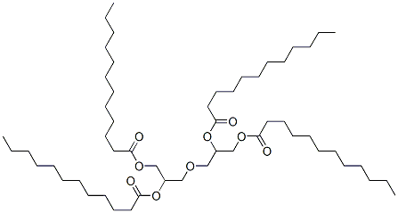 57012-88-1,oxydipropane-3,1,2-triyl tetralaurate