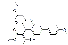5707-27-7,propyl 4-(4-ethoxyphenyl)-7-(4-methoxyphenyl)-2-methyl-5-oxo-4,6,7,8-t etrahydro-1H-quinoline-3-carboxylate