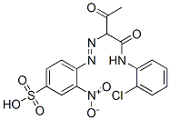 57206-99-2,4-[[1-[[(2-chlorophenyl)amino]carbonyl]-2-oxopropyl]azo]-3-nitrobenzenesulphonic acid