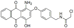 57232-98-1,N-[[4-[(1-amino-9,10-dihydro-4-hydroxy-9,10-dioxo-2-anthryl)oxy]phenyl]methyl]-2-chloroacetamide