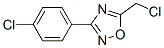 57238-75-2,5-(CHLOROMETHYL)-3-(4-CHLOROPHENYL)-1,2,4-OXADIAZOLE