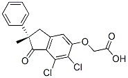 57297-16-2,(S)-[(6,7-dichloro-2,3-dihydro-2-methyl-1-oxo-2-phenyl-1H-inden-5-yl)oxy]acetic acid