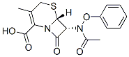 57320-90-8,(6R-trans)-7-(acetylphenoxyamino)-3-methyl-8-oxo-5-thia-1-azabicyclo[4.2.0]oct-2-ene-2-carboxylic acid
