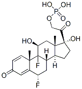 57331-14-3,6alpha,9-difluoro-11beta,17,21-trihydroxypregna-1,4-diene-3,20-dione 21-(dihydrogen phosphate)