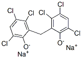 5736-15-2,sodium hydrogen 2,2'-methylenebis[3,4,6-trichlorophenolate]