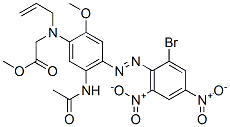 57414-26-3,methyl N-[5-(acetylamino)-4-[(2-bromo-4,6-dinitrophenyl)azo]-2-methoxyphenyl]-N-allylglycinate