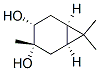 57457-02-0,[1S-(1alpha,3alpha,4alpha,6alpha)]-3,7,7-trimethylbicyclo[4.1.0]heptane-3,4-diol