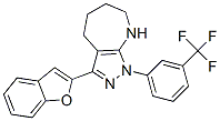 575431-40-2,Pyrazolo[3,4-b]azepine, 3-(2-benzofuranyl)-1,4,5,6,7,8-hexahydro-1-[3-(trifluoromethyl)phenyl]- (9CI)