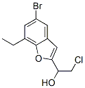57704-13-9,5-bromo-alpha-(chloromethyl)-7-ethylbenzofuran-2-methanol