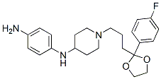 57718-48-6,N-[1-[3-[2-(4-fluorophenyl)-1,3-dioxolan-2-yl]propyl]piperidin-4-yl]benzene-1,4-diamine