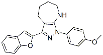 577699-48-0,Pyrazolo[3,4-b]azepine, 3-(2-benzofuranyl)-1,4,5,6,7,8-hexahydro-1-(4-methoxyphenyl)- (9CI)