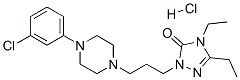 57775-22-1,2-[3-[4-(3-chlorophenyl)piperazin-1-yl]propyl]-4,5-diethyl-2,4-dihydro-3H-1,2,4-triazol-3-one monohydrochloride