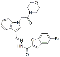 577961-73-0,2-Benzofurancarboxylicacid,5-bromo-,[[1-[2-(4-morpholinyl)-2-oxoethyl]-1H-indol-3-yl]methylene]hydrazide(9CI)