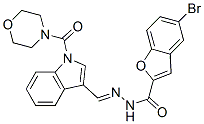 577963-21-4,2-Benzofurancarboxylicacid,5-bromo-,[[1-(4-morpholinylcarbonyl)-1H-indol-3-yl]methylene]hydrazide(9CI)