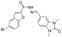 577984-49-7,2-Benzofurancarboxylicacid,5-bromo-,[(2,3-dihydro-1,3-dimethyl-2-oxo-1H-benzimidazol-5-yl)methylene]hydrazide(9CI)