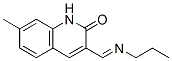 577999-42-9,2(1H)-Quinolinone,7-methyl-3-[(propylimino)methyl]-(9CI)