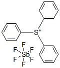 57840-38-7,triphenylsulphonium hexafluoroantimonate(1-)