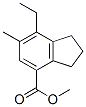 578721-07-0,1H-Indene-4-carboxylicacid,7-ethyl-2,3-dihydro-6-methyl-,methylester(9CI)